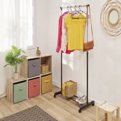 Gifi Rangement|Portant simple hauteur extensible 97-160 cm