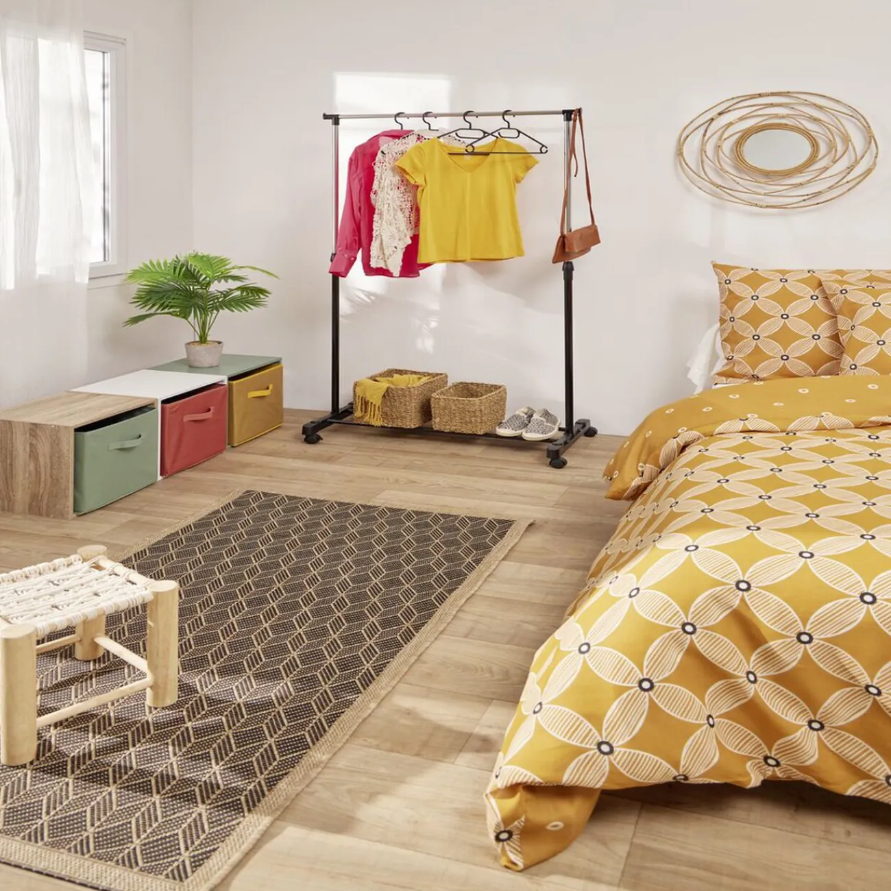 Gifi Rangement|Portant simple hauteur extensible 97-160 cm