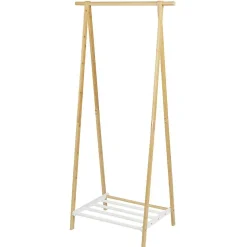 Gifi Rangement|Portant vêtements en bambou