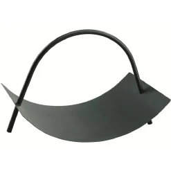 Gifi Chauffage^Porte bûche avec anse métal noir