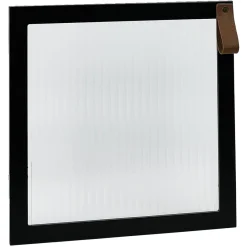 Gifi Rangement|Porte Box Cube 32,2xH32,2x1,2cm bois et verre