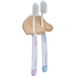 Gifi Aménagement Salle De Bain^Porte brosse à dents et câble 2 en 1 forme pied