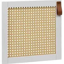 Gifi Rangement|Porte cannage Box Cube 32,2x32,2x1,2cm bois blanc