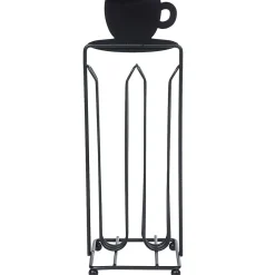 Gifi Porte capsules à café en métal design tasse noir