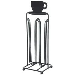 Gifi Porte capsules à café en métal design tasse noir