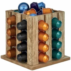 Gifi Porte capsules en bois mdf naturel