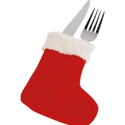 Gifi Porte couverts botte de Noël x2