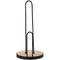 Gifi Porte essuie-tout métal et bambou