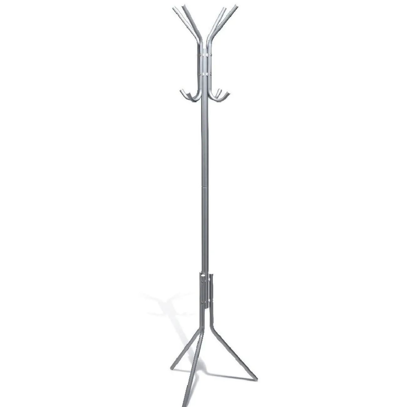 Gifi Rangement|Porte manteau 8 crochets gris
