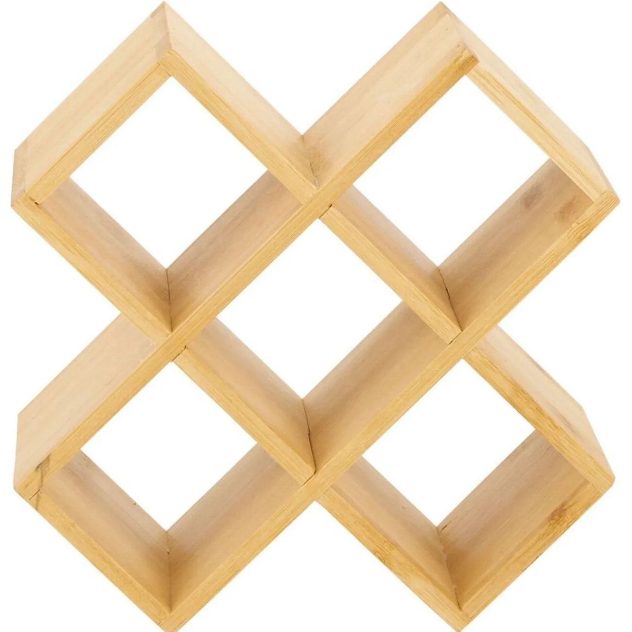 Gifi Porte épice 5 cases bambou 17x17xH9cm