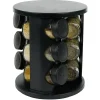 Gifi Porte épice rotatif avec 9 pots métal Ø17xH20cm