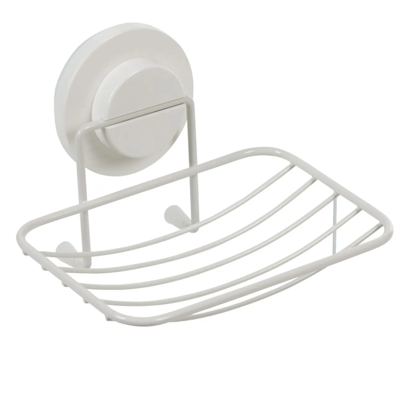 Gifi Aménagement Salle De Bain^Porte savon blanc à ventouse blanc