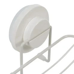 Gifi Aménagement Salle De Bain^Porte savon blanc à ventouse blanc