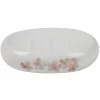 Gifi Aménagement Salle De Bain^Porte savon blanc design fleur cerisier rose