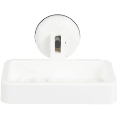 Gifi Aménagement Salle De Bain^Porte savon blanc fixation ventouse