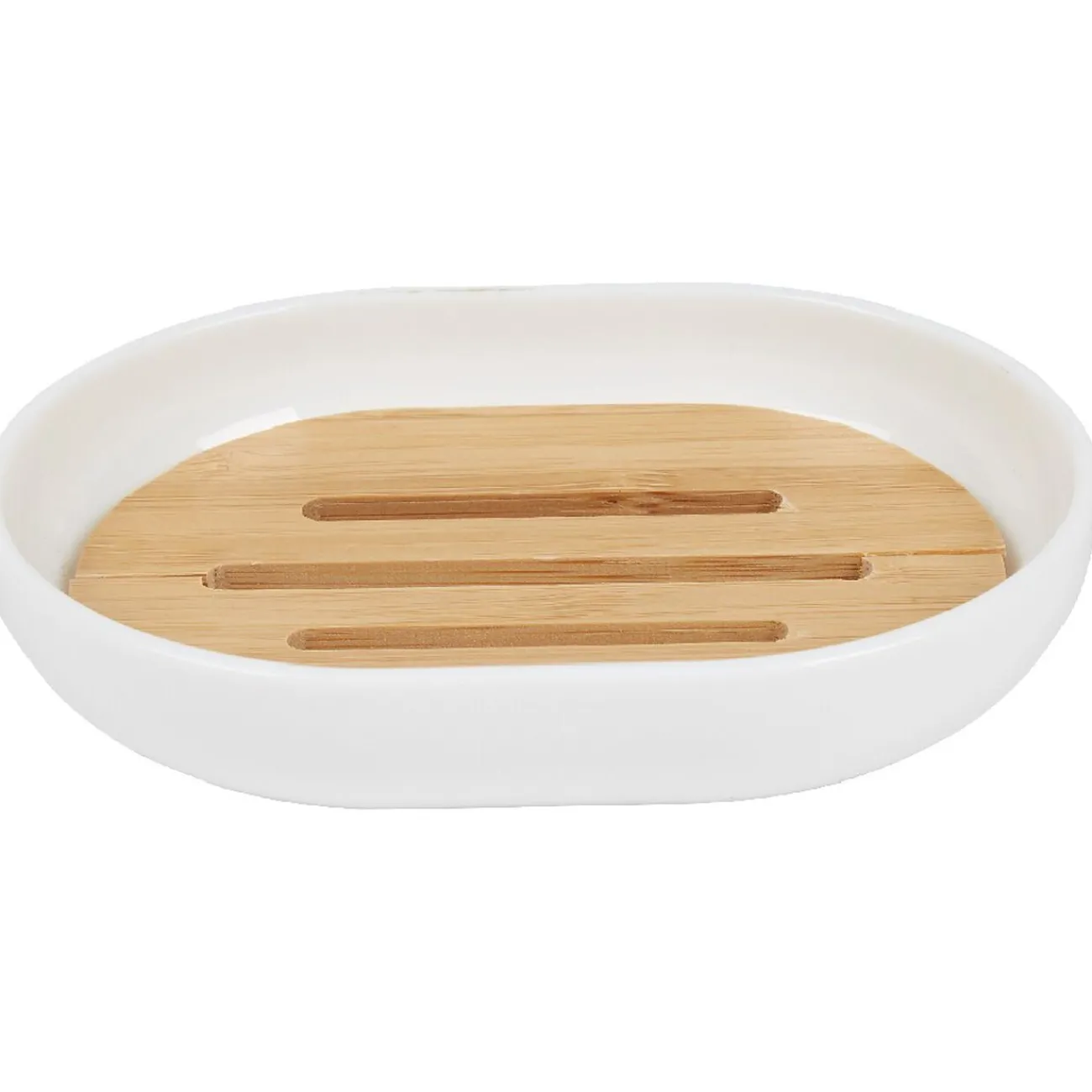 Gifi Aménagement Salle De Bain^Porte savon blanc naturel