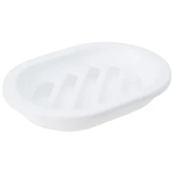 Gifi Aménagement Salle De Bain^Porte savon dévidoir amovible uni blanc