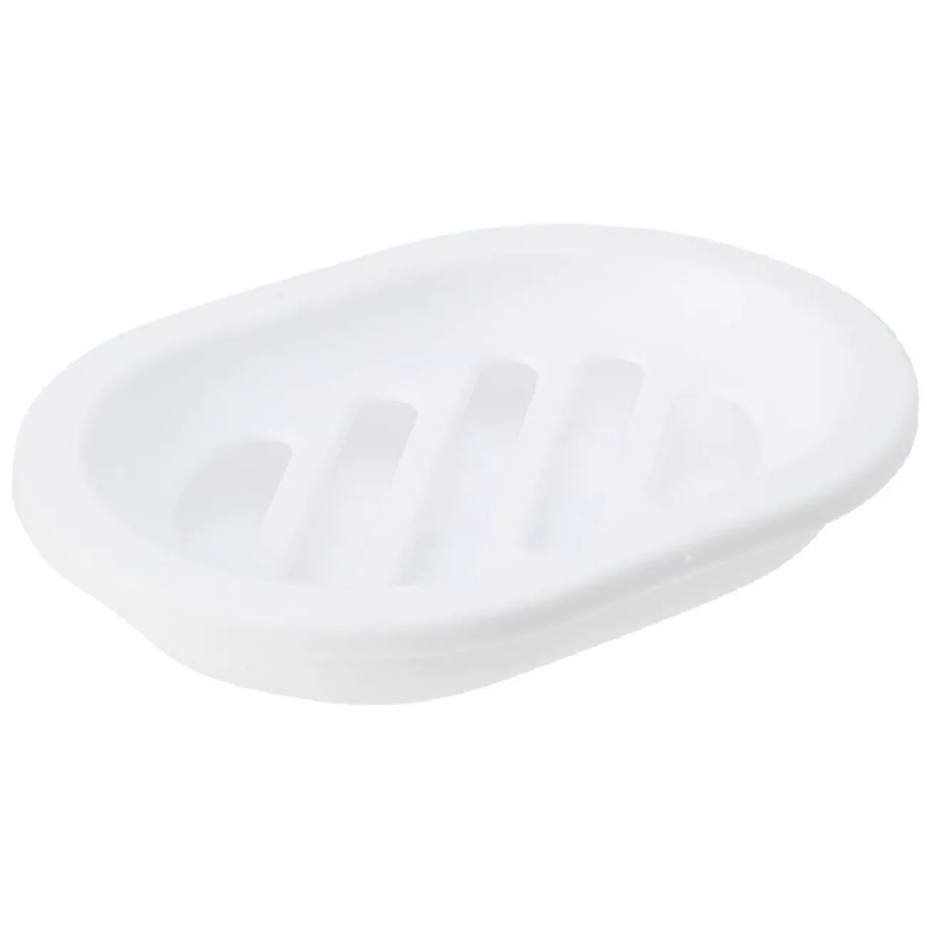 Gifi Aménagement Salle De Bain^Porte savon dévidoir amovible uni blanc