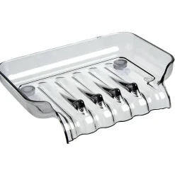 Gifi Aménagement Salle De Bain^Porte savon en plastique bleu