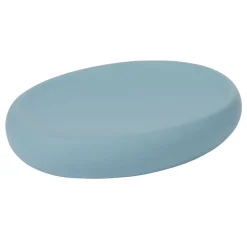 Gifi Aménagement Salle De Bain^Porte savon Rubber céramique bleu