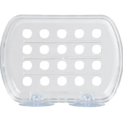 Gifi Aménagement Salle De Bain^Porte savon transparent à ventouse