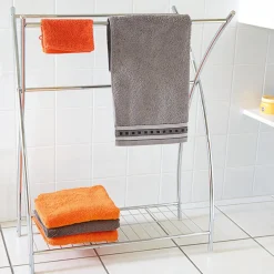 Gifi Aménagement Salle De Bain^Porte serviettes acier