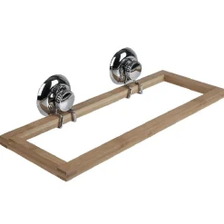 Gifi Aménagement Salle De Bain^Porte serviettes bambou fixation ventouse