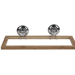 Gifi Aménagement Salle De Bain^Porte serviettes bambou fixation ventouse