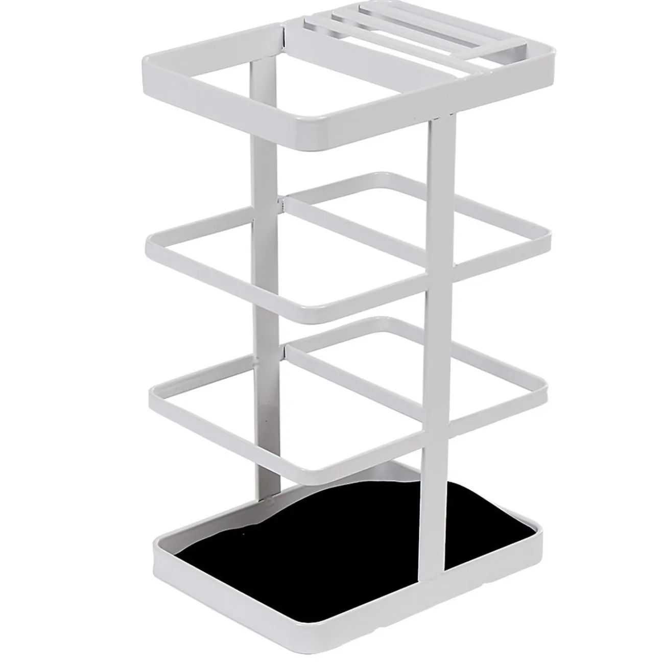 Gifi Porte ustensiles de cuisine en métal blanc