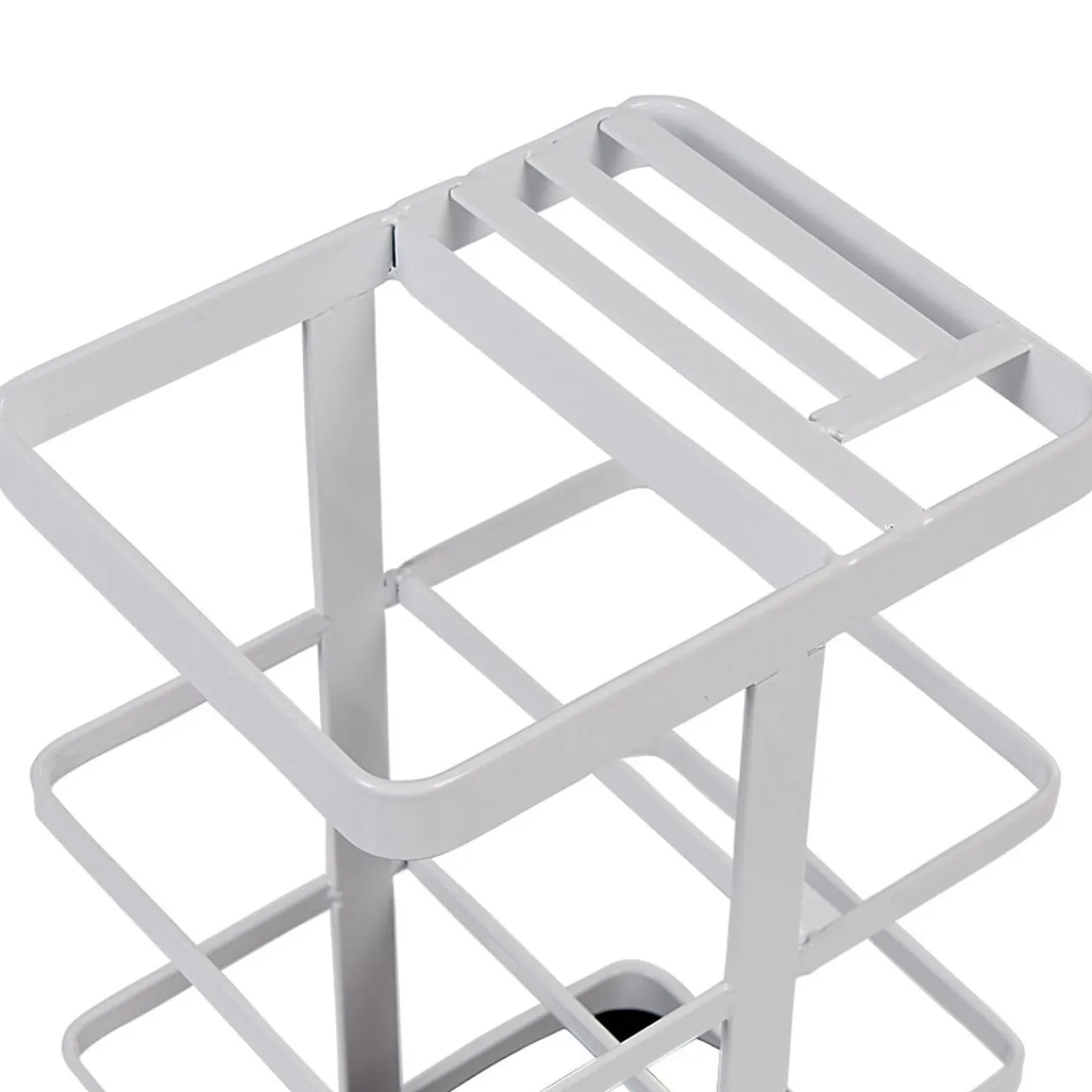 Gifi Porte ustensiles de cuisine en métal blanc