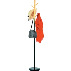 Gifi Rangement|Porte-manteau acier et bois