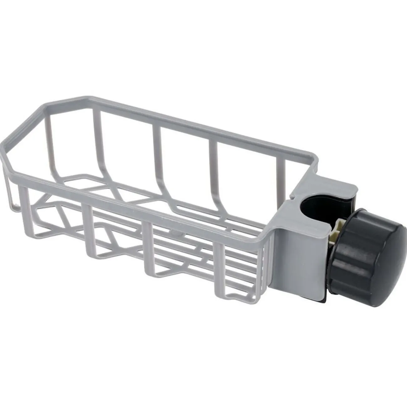 Gifi Porte-éponge pour robinet plastique gris - L.20xl.9xH.5cm