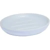 Gifi Aménagement Salle De Bain^Porte-savon rond céramique bleu Ø10xH2cm