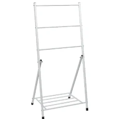 Gifi Aménagement Salle De Bain^Porte-serviettes blanc