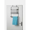 Gifi Aménagement Salle De Bain^Porte-serviettes de porte acier noir