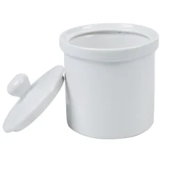 Gifi Pot avec couvercle blanc