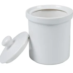 Gifi Pot avec couvercle blanc