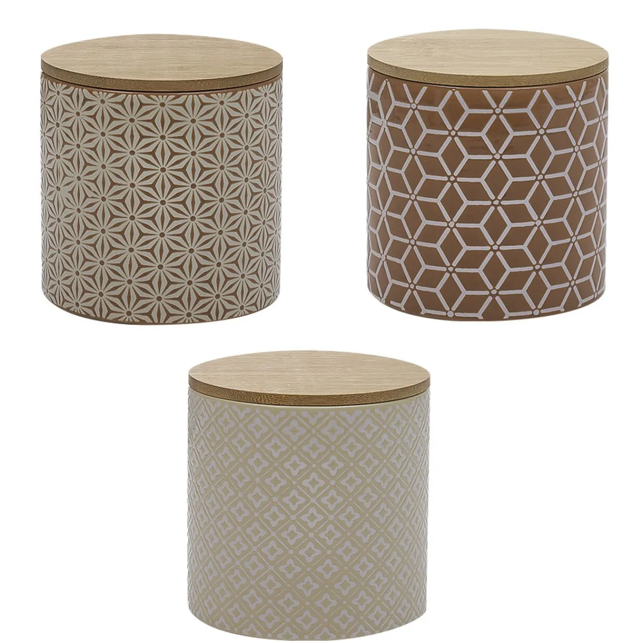 Gifi Pot en céramique assorti x3