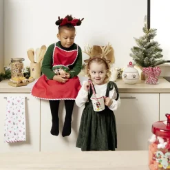 Gifi Pot en verre Disney Mickey Merry Kissmas avec couvercle Ø16xH20cm