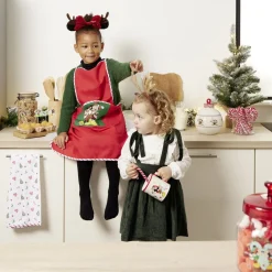 Gifi Pot en verre Disney Mickey Merry Kissmas avec couvercle Ø16xH20cm