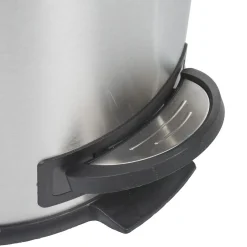 Gifi Nettoyage Et Entretien|Poubelle à pédale 30 L inox gris mat