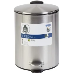 Gifi Nettoyage Et Entretien|Poubelle à pédale 5L