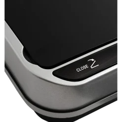 Gifi Nettoyage Et Entretien|Poubelle automatique avec seau gris métallisé 40 L