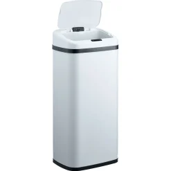 Gifi Nettoyage Et Entretien|Poubelle automatique blanc opaque 40 L