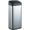 Gifi Nettoyage Et Entretien|Poubelle automatique grise et noire 40 L