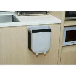 Gifi Nettoyage Et Entretien|Poubelle de porte amovible et rétractable 9 L