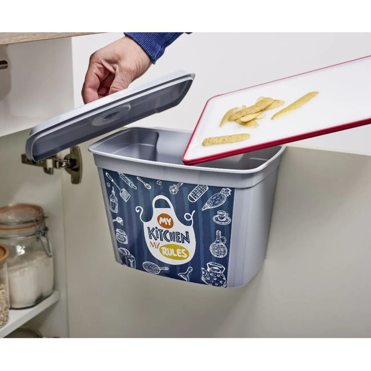 Gifi Nettoyage Et Entretien|Poubelle de porte 4L