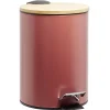 Gifi Nettoyage Et Entretien|Poubelle de salle de bain 3L marron naturel