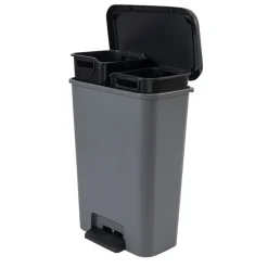 Gifi Nettoyage Et Entretien|Poubelle de tri 2 compartiments 23L