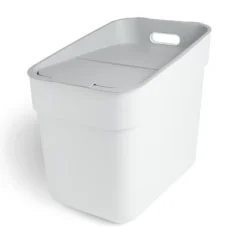 Gifi Nettoyage Et Entretien|Poubelle de tri blanche 20L